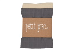 Petit Piao Swaddles gray/Cream